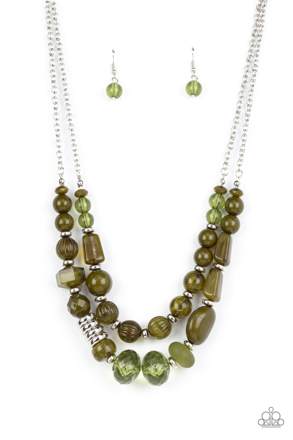 Paparazzi Pina Colada Paradise - Green Necklace