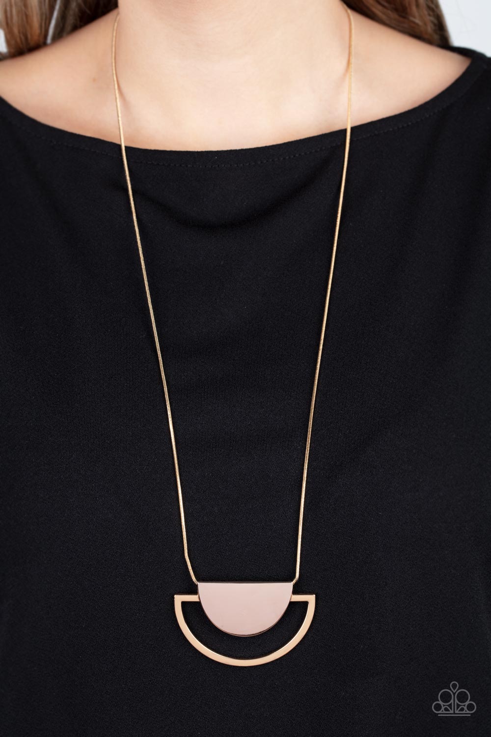 Paparazzi Lunar Phases - Gold Necklace