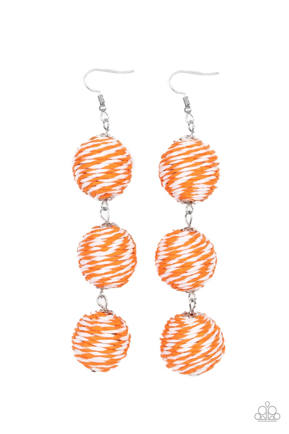 Paparazzi Laguna Lanterns - Orange Earring