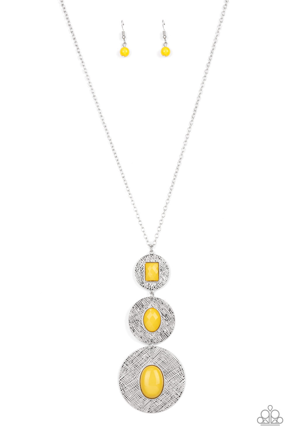 Paparazzi Talisman Trendsetter - Yellow Necklace