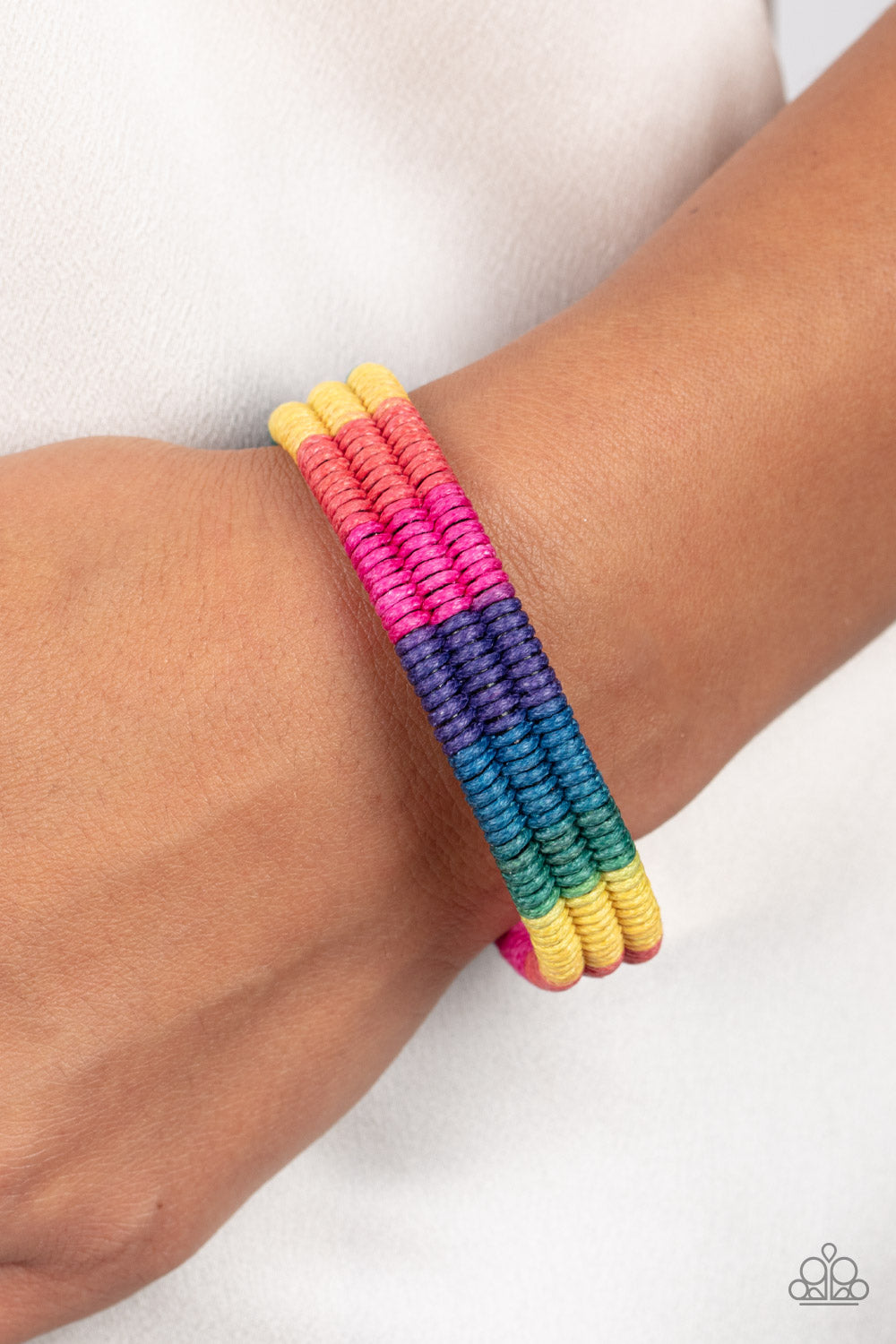 Paparazzi Rainbow Renegade - Multi Bracelet