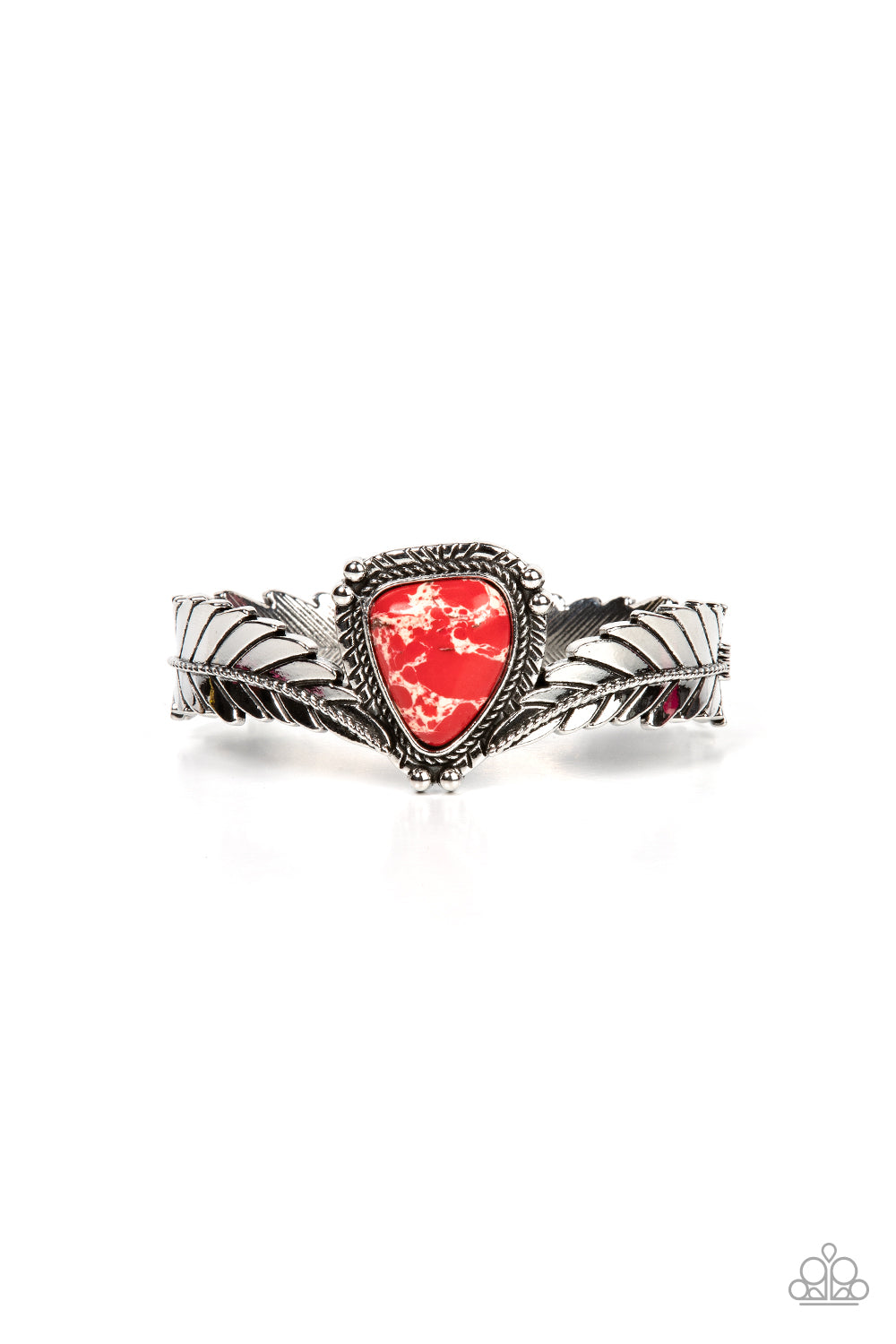 Paparazzi Desert Roost - Red Bracelet