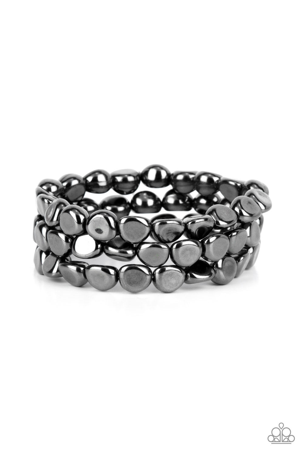 Paparazzi HAUTE Stone - Black Bracelet