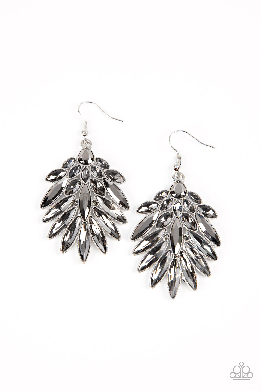 Paparazzi COSMIC-politan - Silver Earring