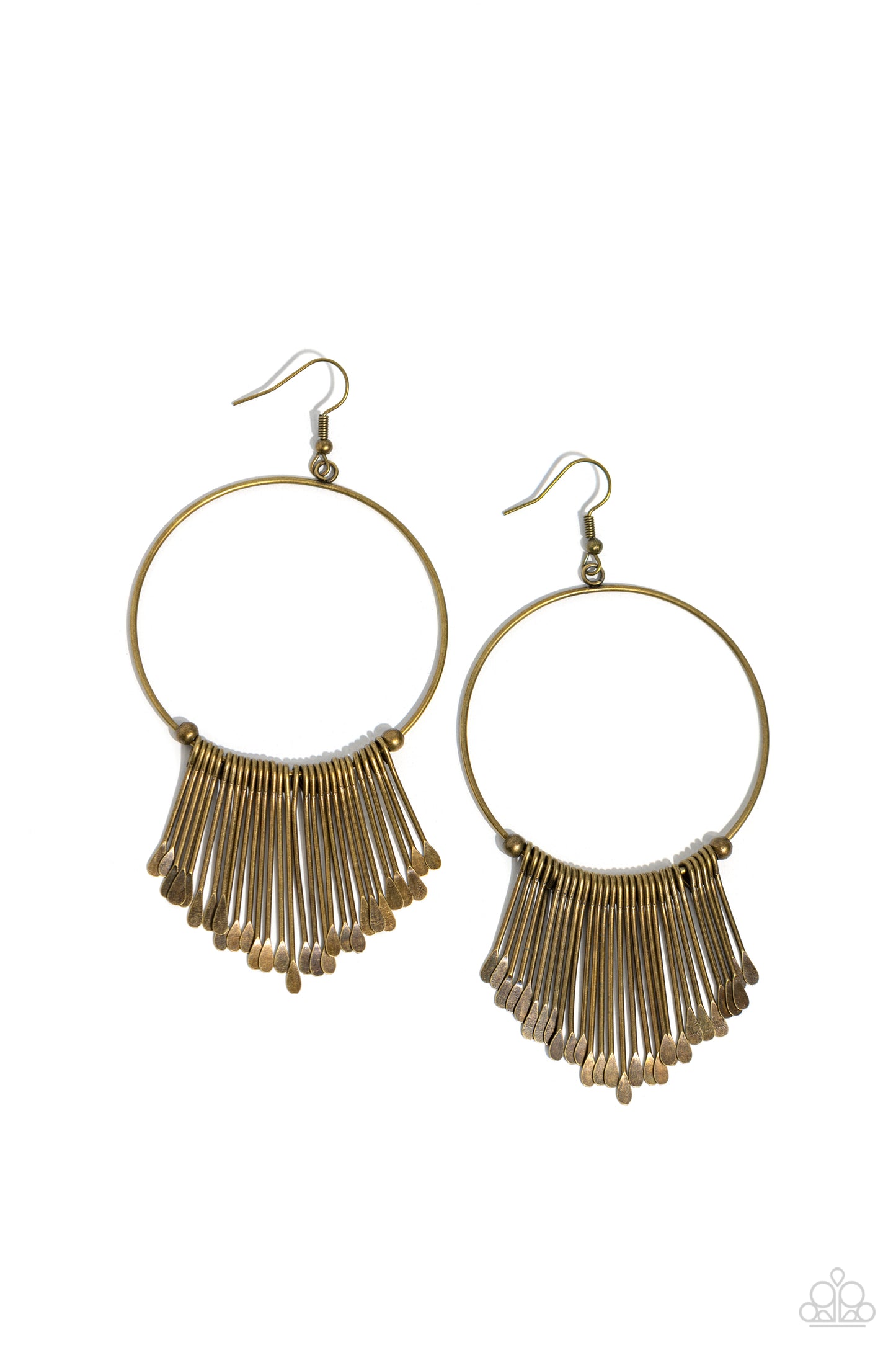 Paparazzi Little Dipper - Brass Earrings