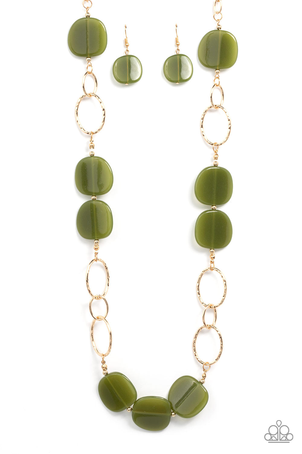 Paparazzi Posh Promenade - Green Necklace