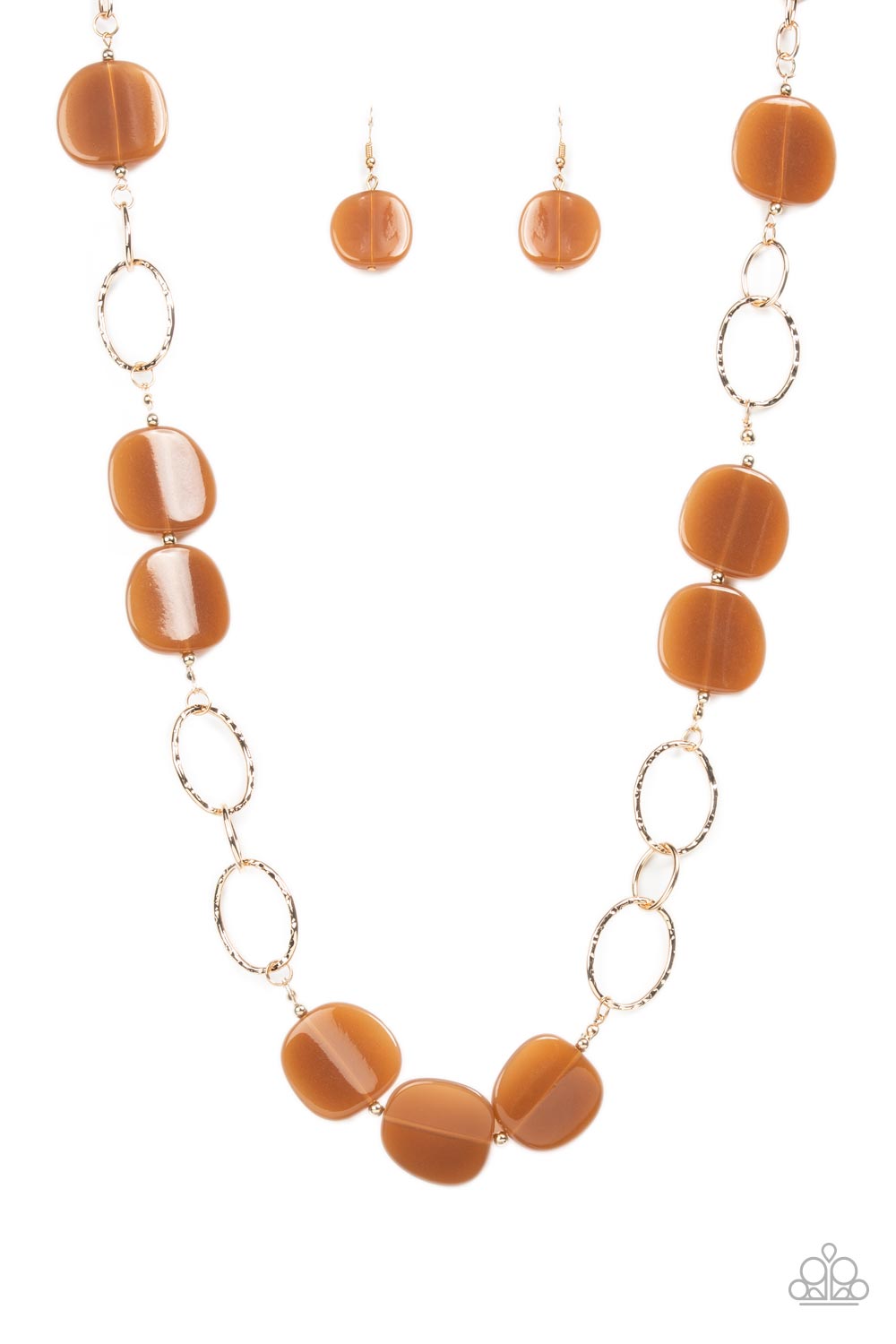 Paparazzi Posh Promenade - Brown Necklace