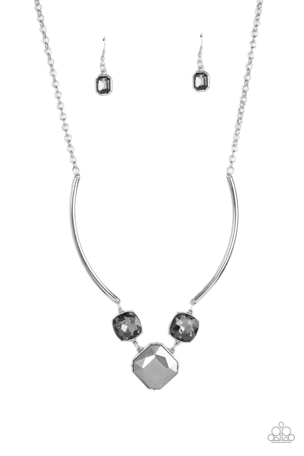 Paparazzi Divine IRIDESCENCE - Silver Necklace