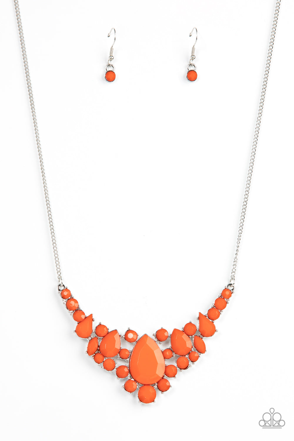 Paparazzi Bali Ballroom - Orange Necklace