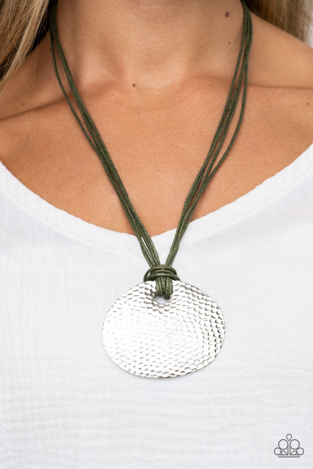 Paparazzi Rural Reflex - Green Necklace