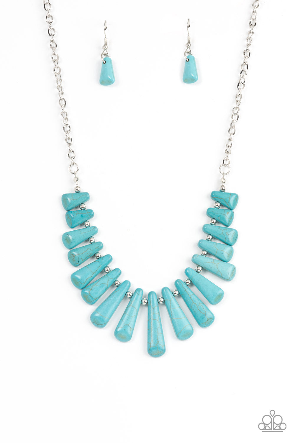 Paparazzi Mojave Empress - Blue Necklace