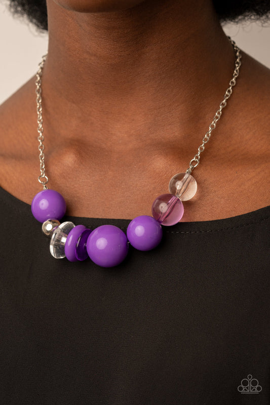 Paparazzi Bauble Bonanza - Purple Necklace