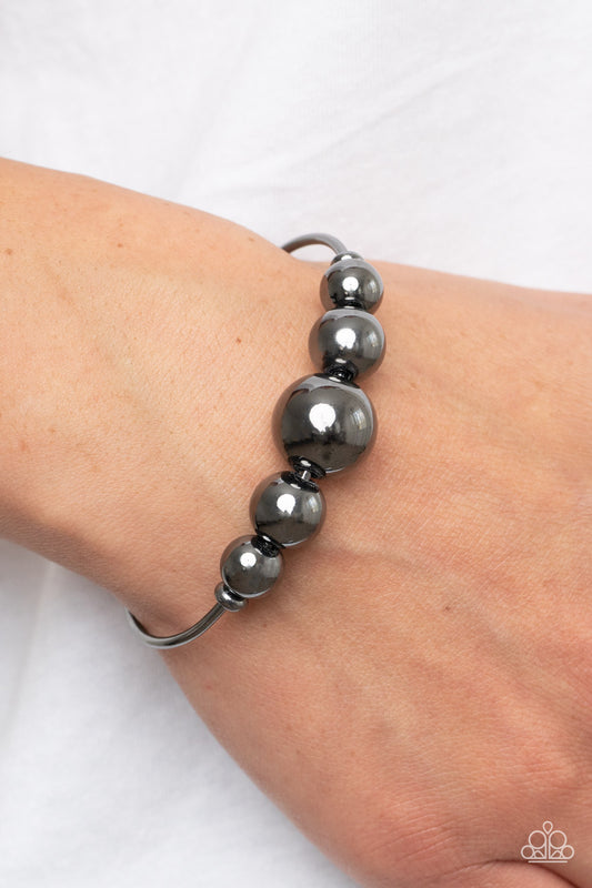 Paparazzi Bead Creed - Black Bracelet