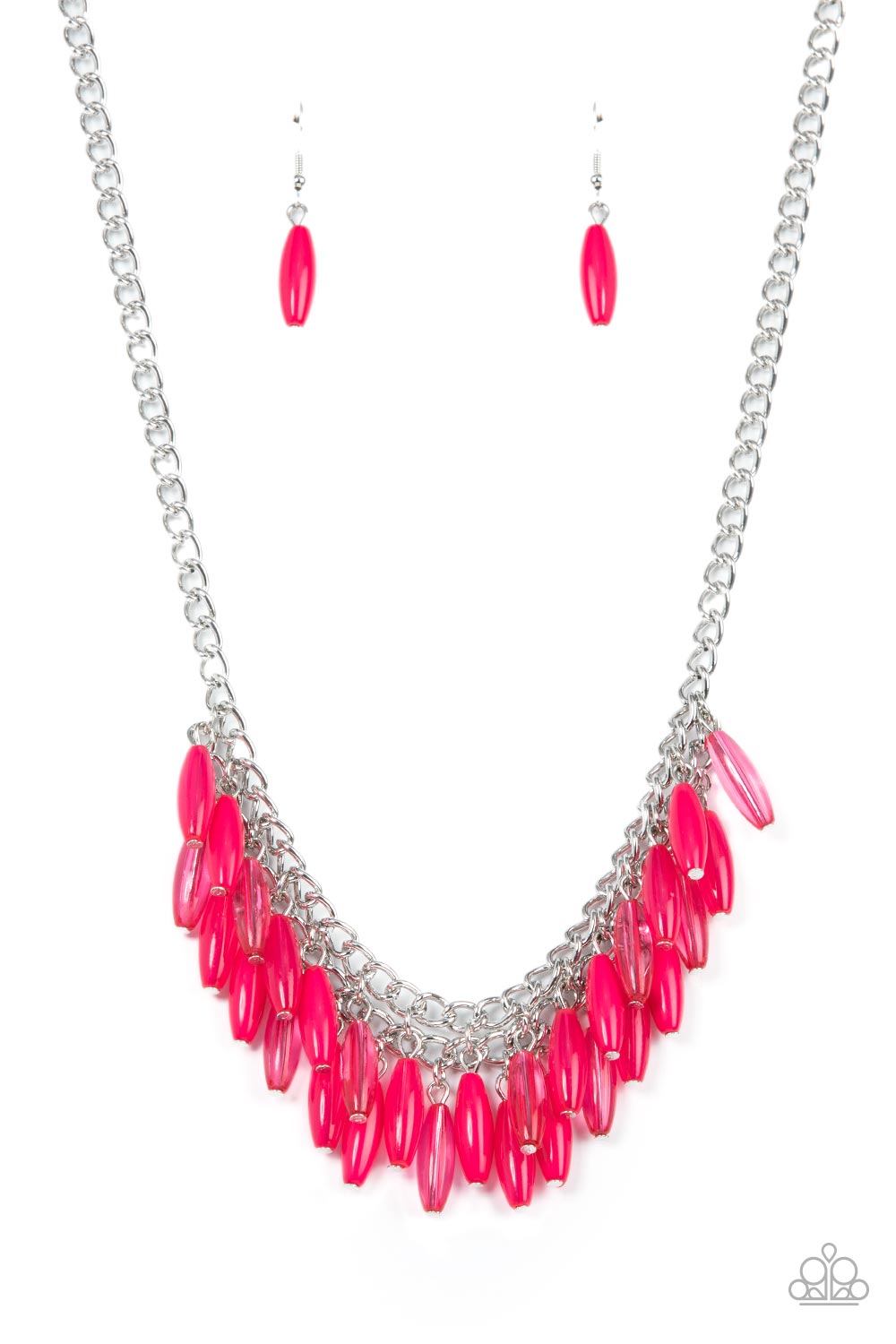 Paparazzi Beach House Hustle - Pink Necklace