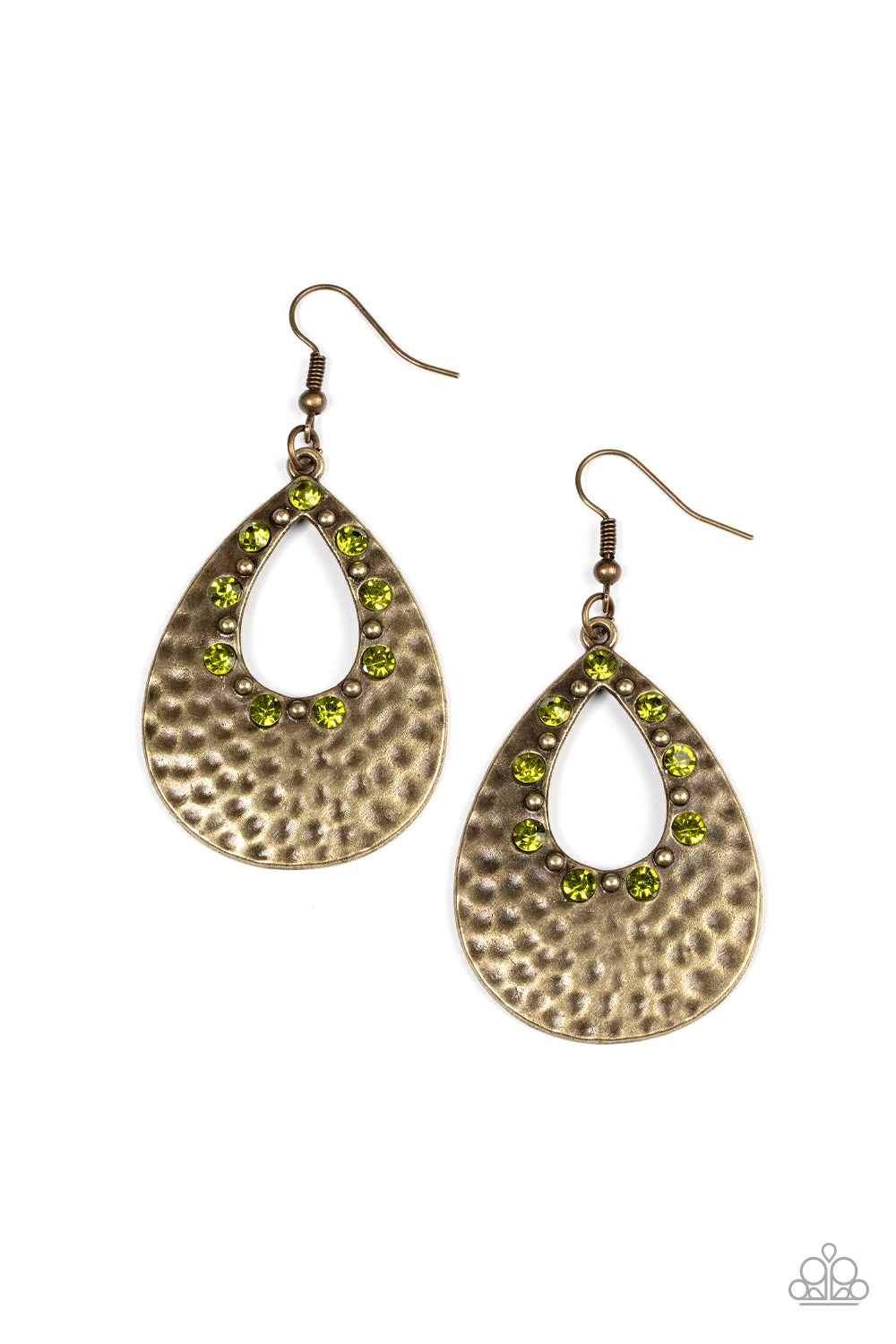 Paparazzi Terraform Twinkle - Green Earrings