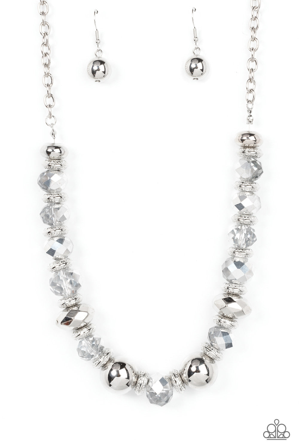 Paparazzi Interstellar Influencer - Silver Necklace