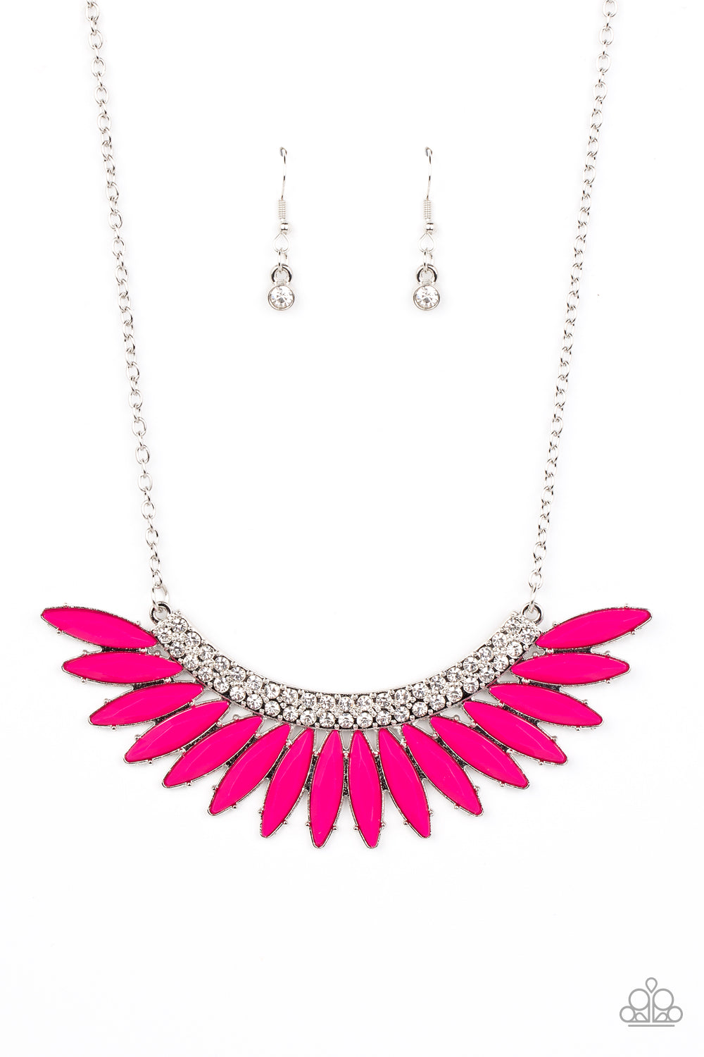 Paparazzi Flauntable Flamboyance - Pink Necklace