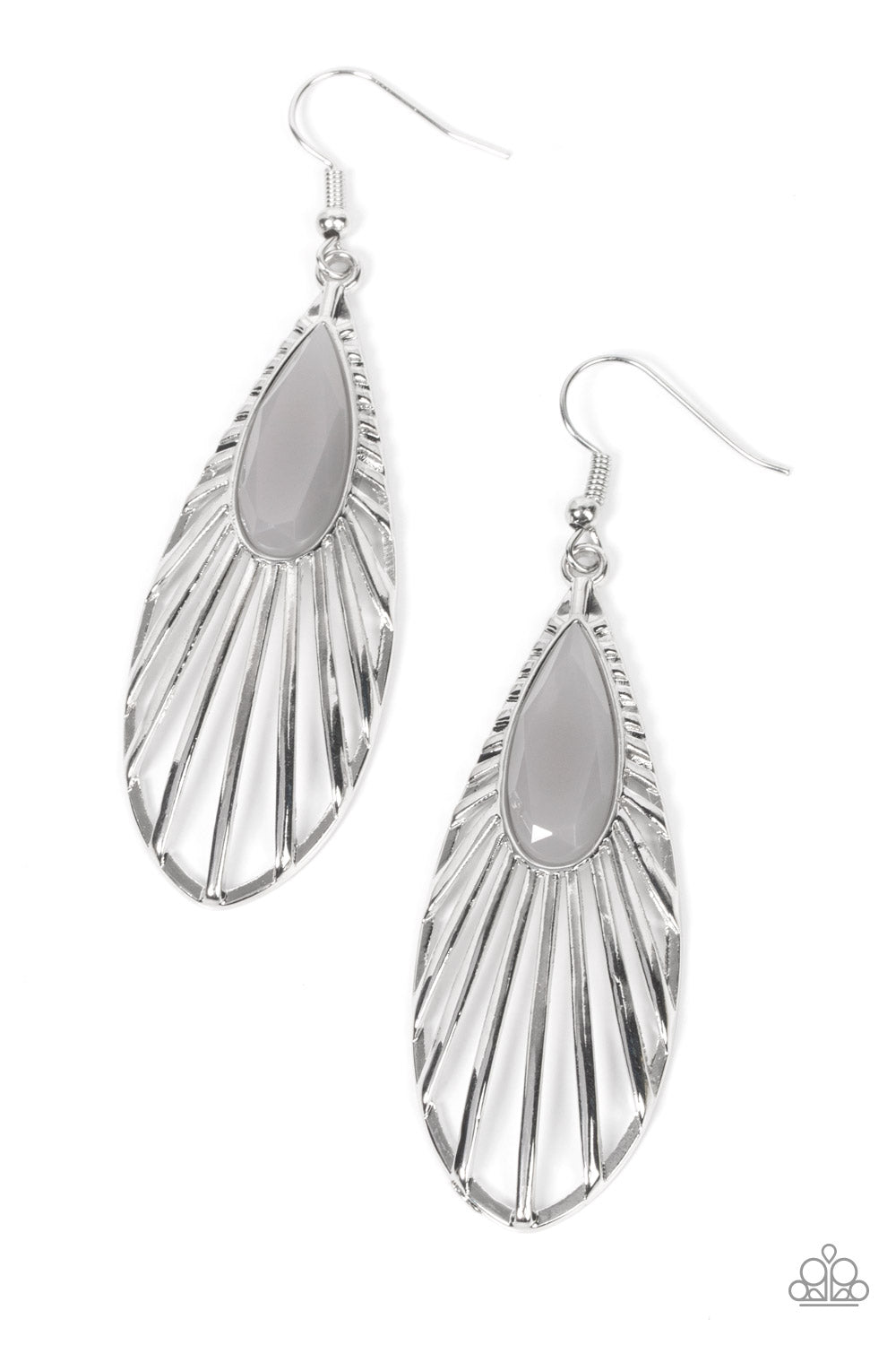 Paparazzi WING-A-Ding-Ding - Silver Earring