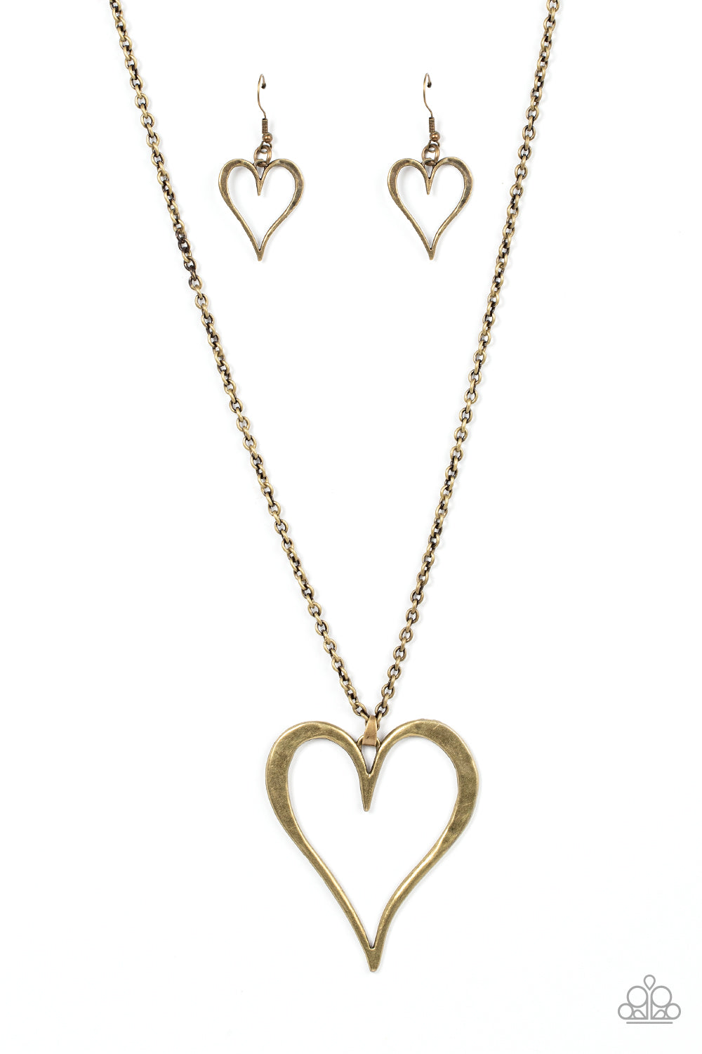 Paparazzi Hopelessly In Love - Brass Necklace