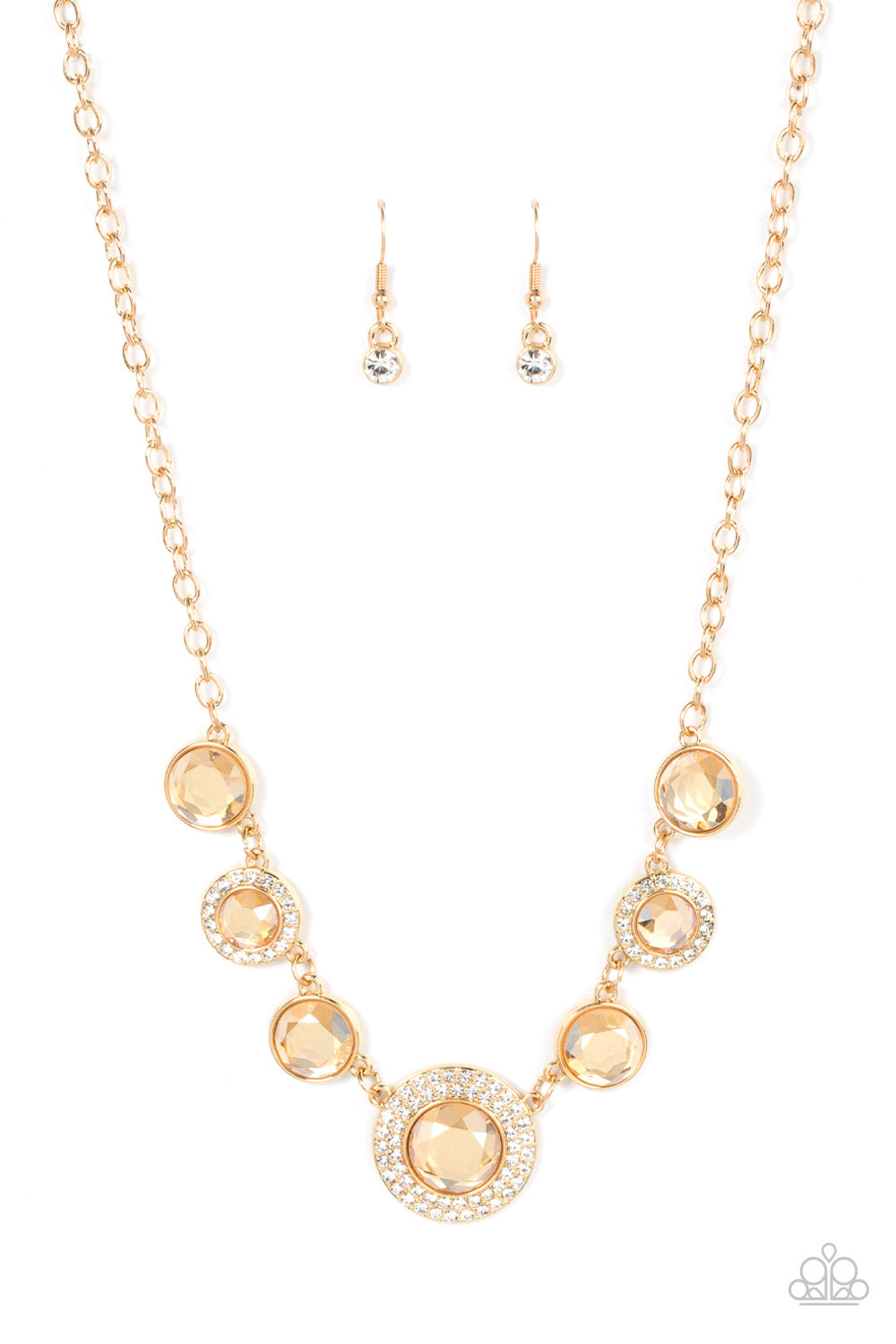 Paparazzi Extravagant Extravaganza - Gold Necklace