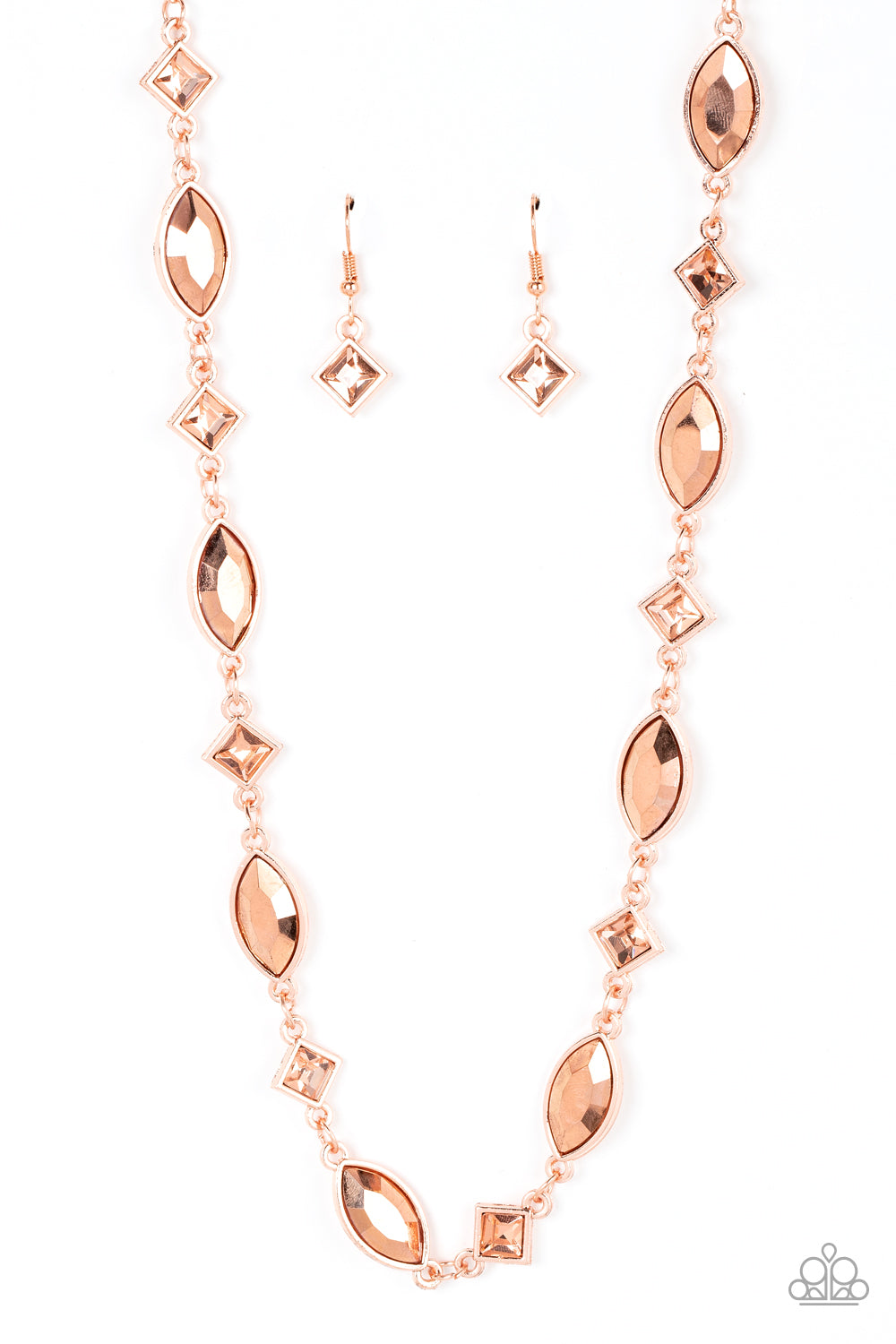 Paparazzi Prismatic Reinforcements - Copper Necklace