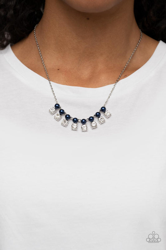 Paparazzi Dashingly Duchess - Blue Necklace