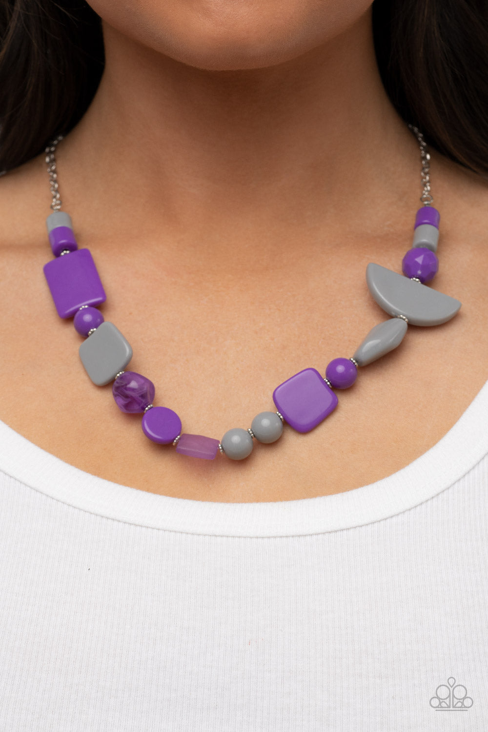 Paparazzi Tranquil Trendsetter - Purple Necklace