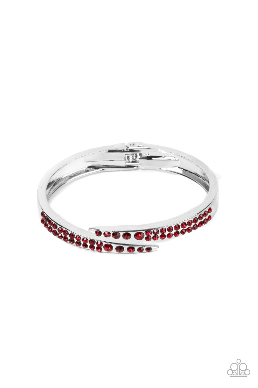 Paparazzi Sideswiping Shimmer - Red Bracelet