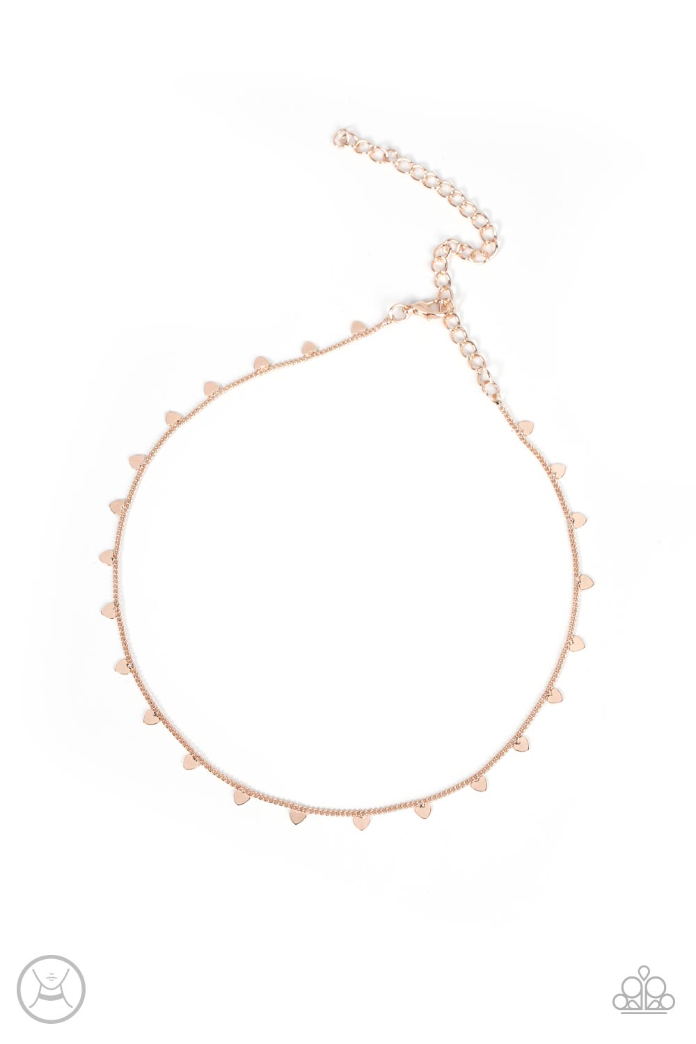 Paparazzi Cupids Cutest Valentine - Rose Gold Necklace