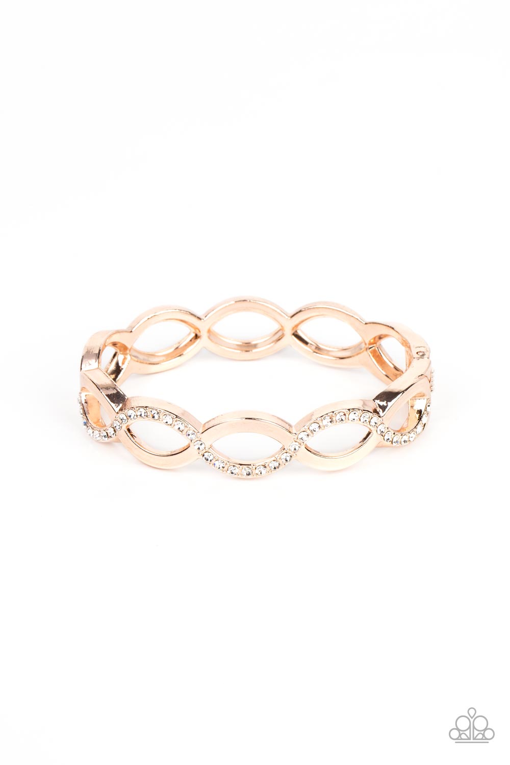 Paparazzi Tailored Twinkle - Rose Gold Bracelet