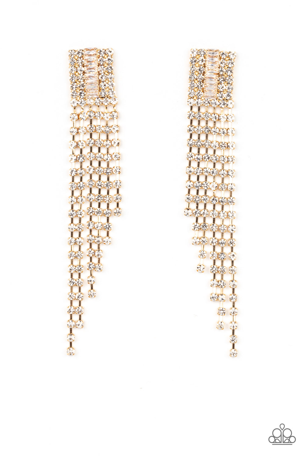 Paparazzi A-Lister Affirmations - Gold Earring