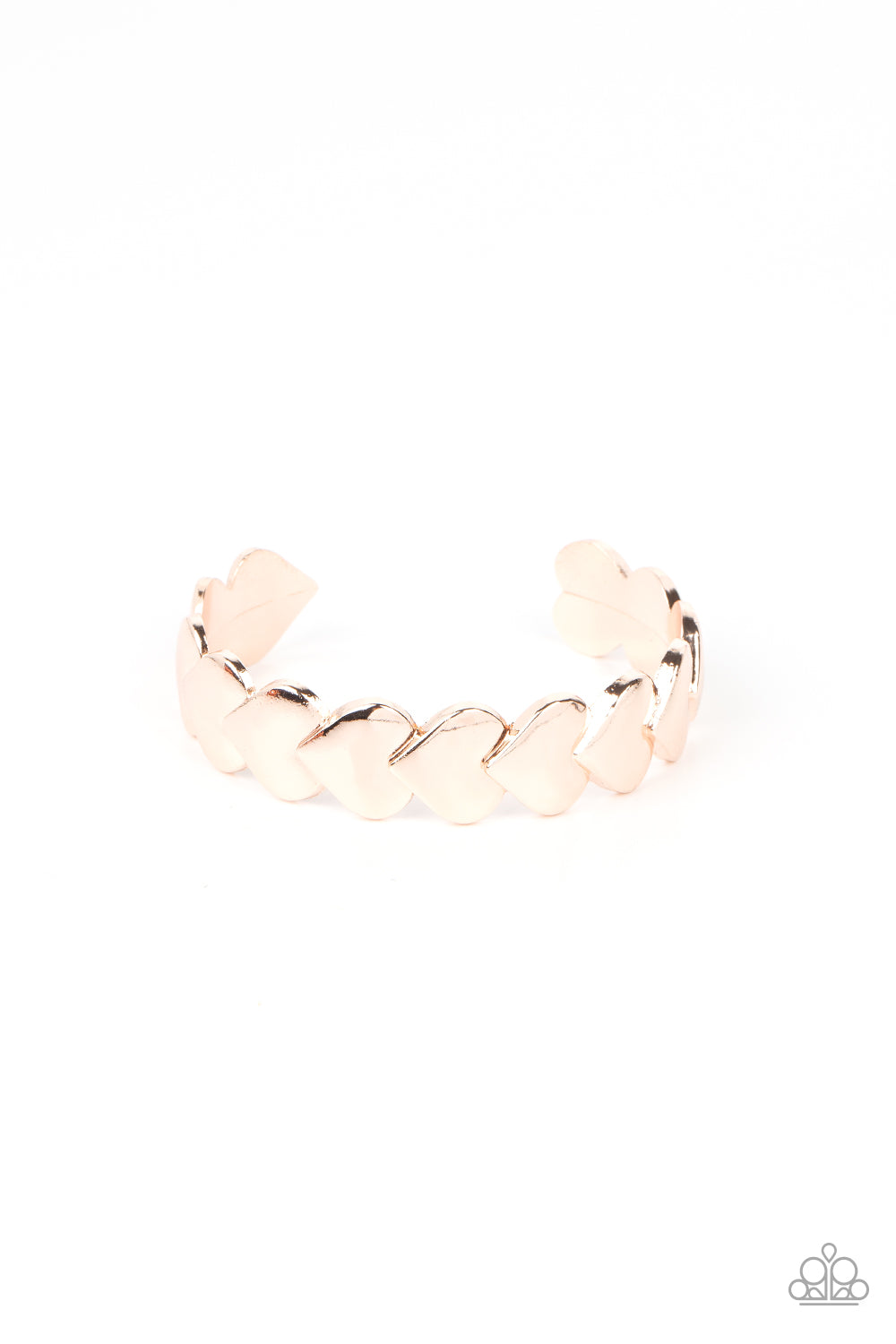 Paparazzi Hearts Galore - Rose Gold Bracelet