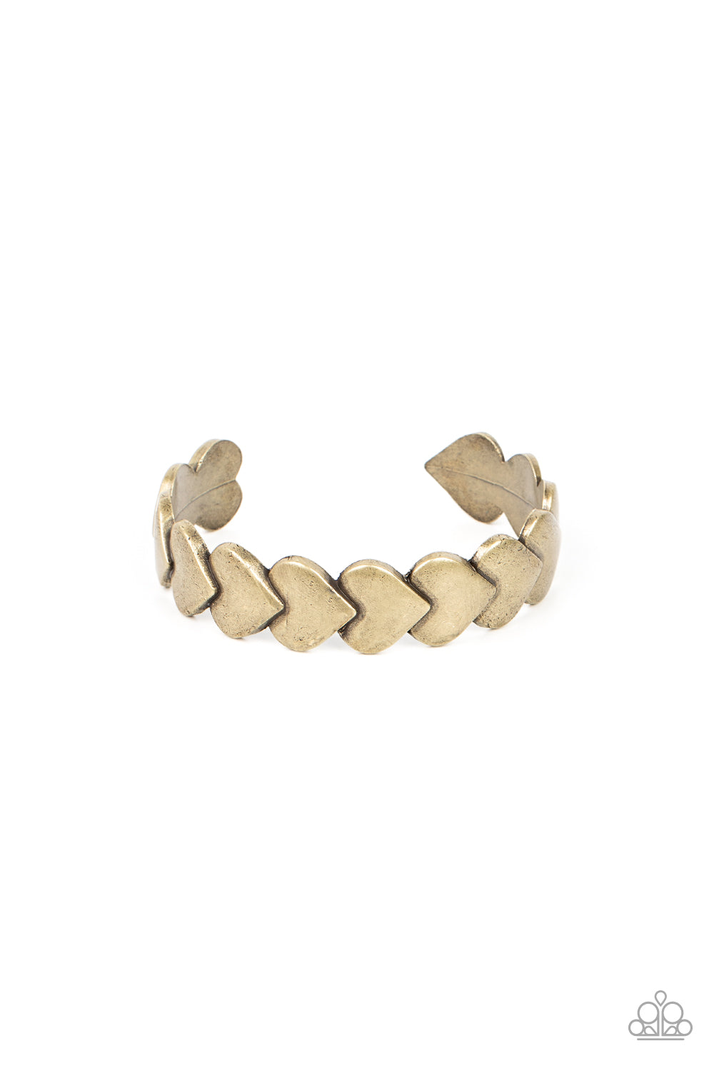 Paparazzi Hearts Galore - Brass Bracelet