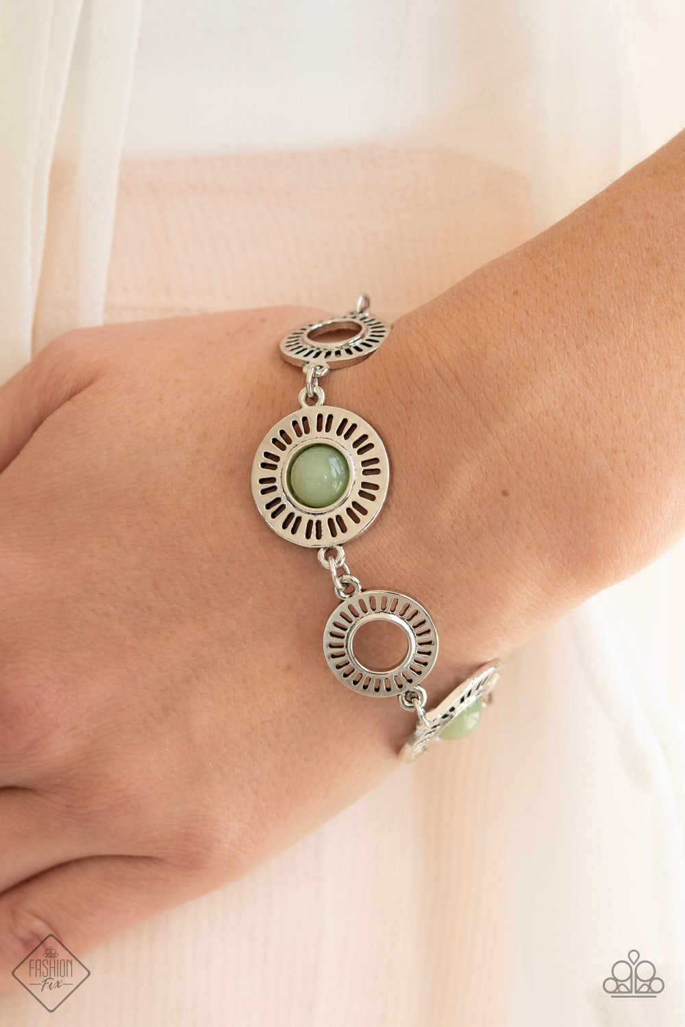 Paparazzi Coastal Charmer - Green Bracelet