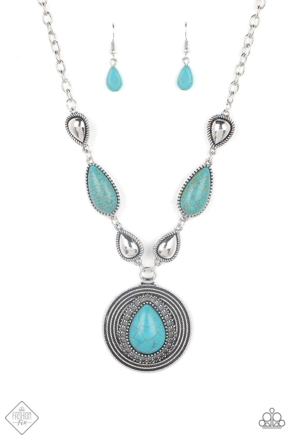 Paparazzi Saguaro Soul Trek - Blue Necklace