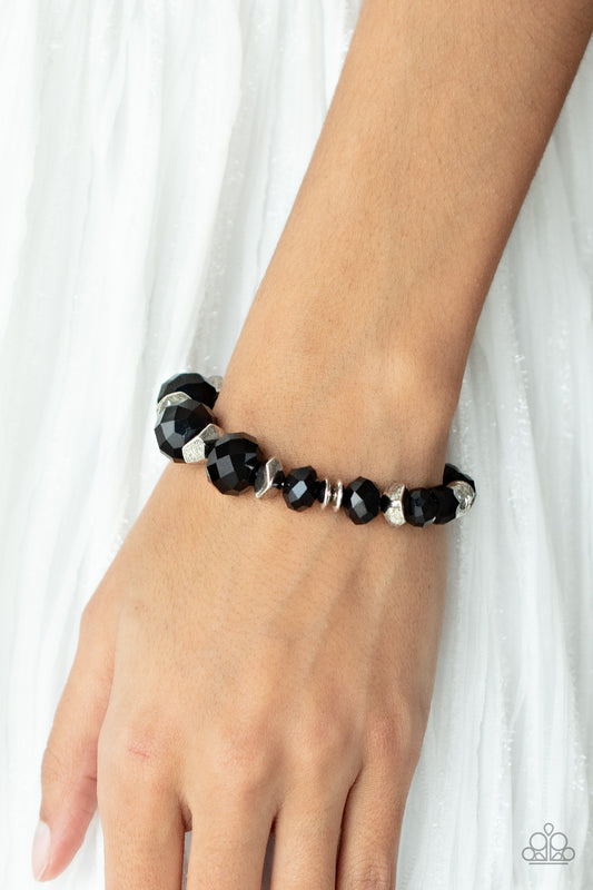 Paparazzi Astral Auras - Black Bracelet