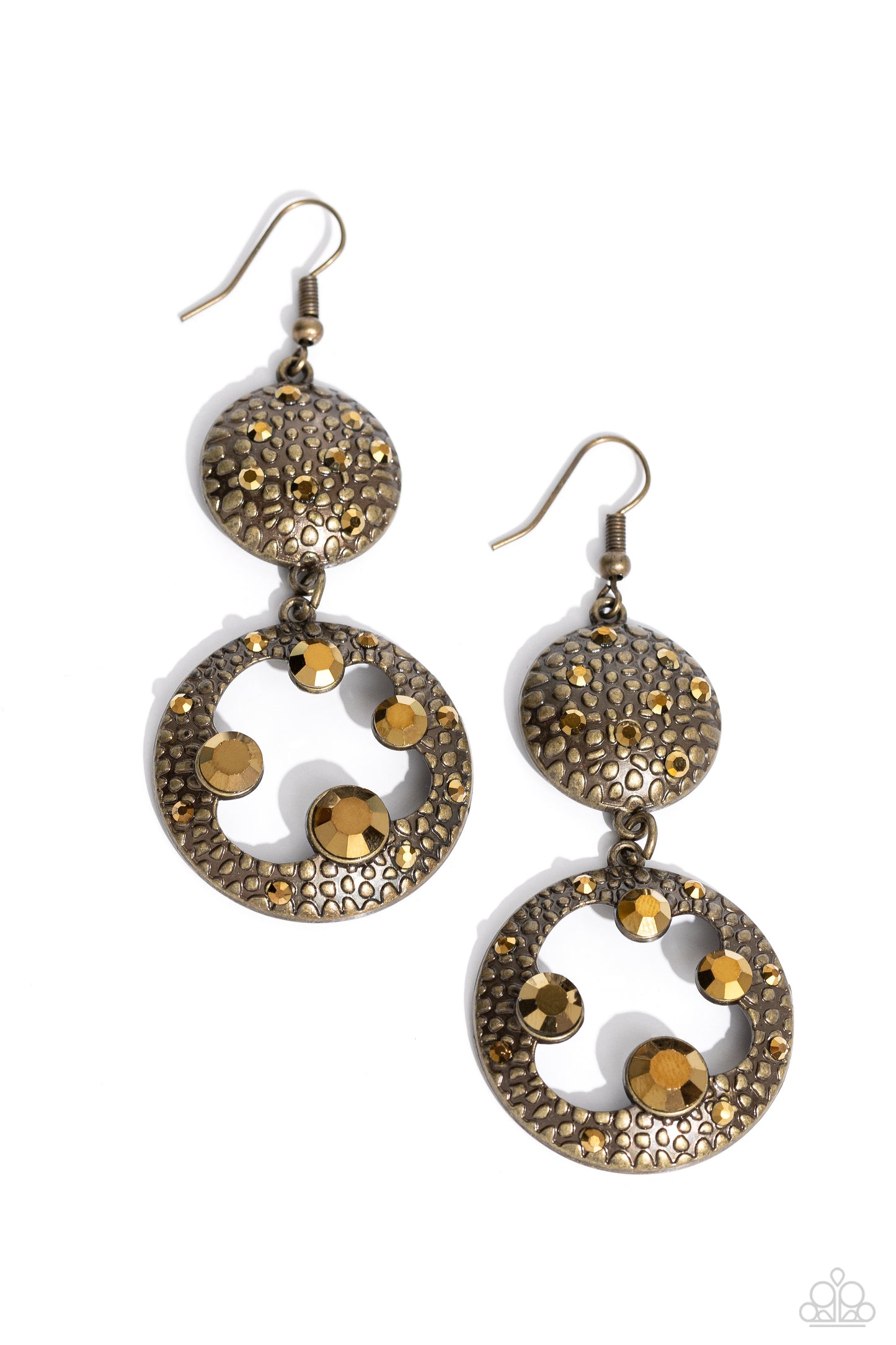 Paparazzi Eastern Entrada - Brass Earrings