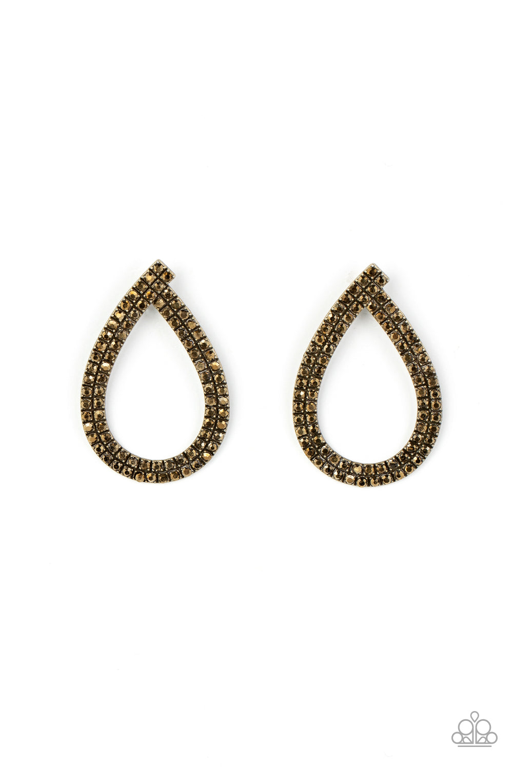 Paparazzi Diva Dust - Brass Earring