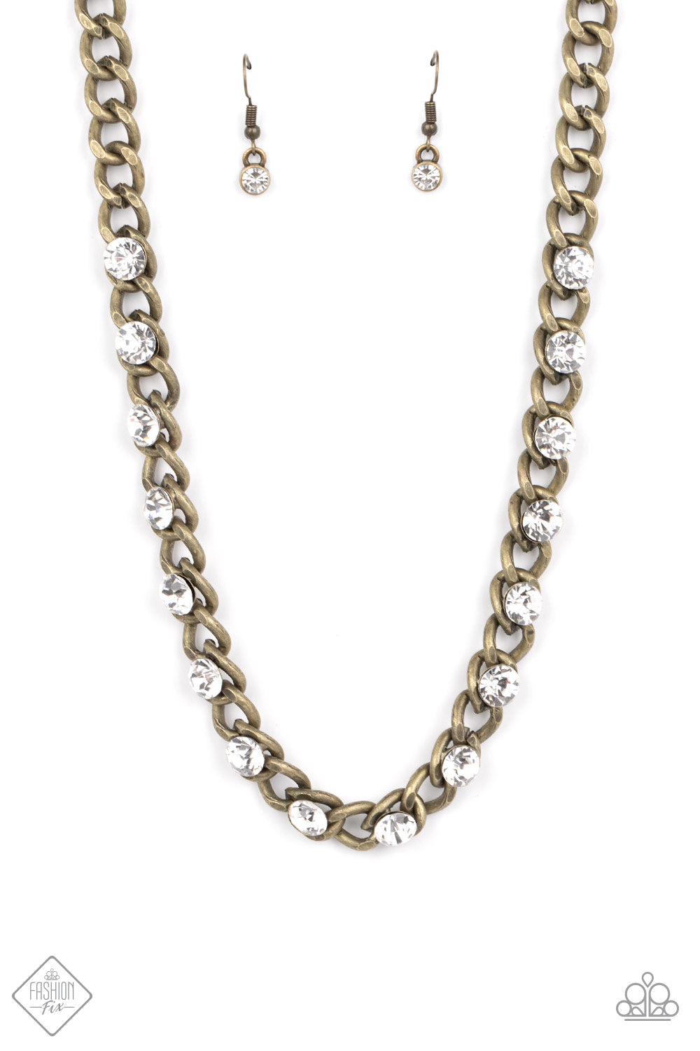 Paparazzi Major Moxie - Brass Necklace