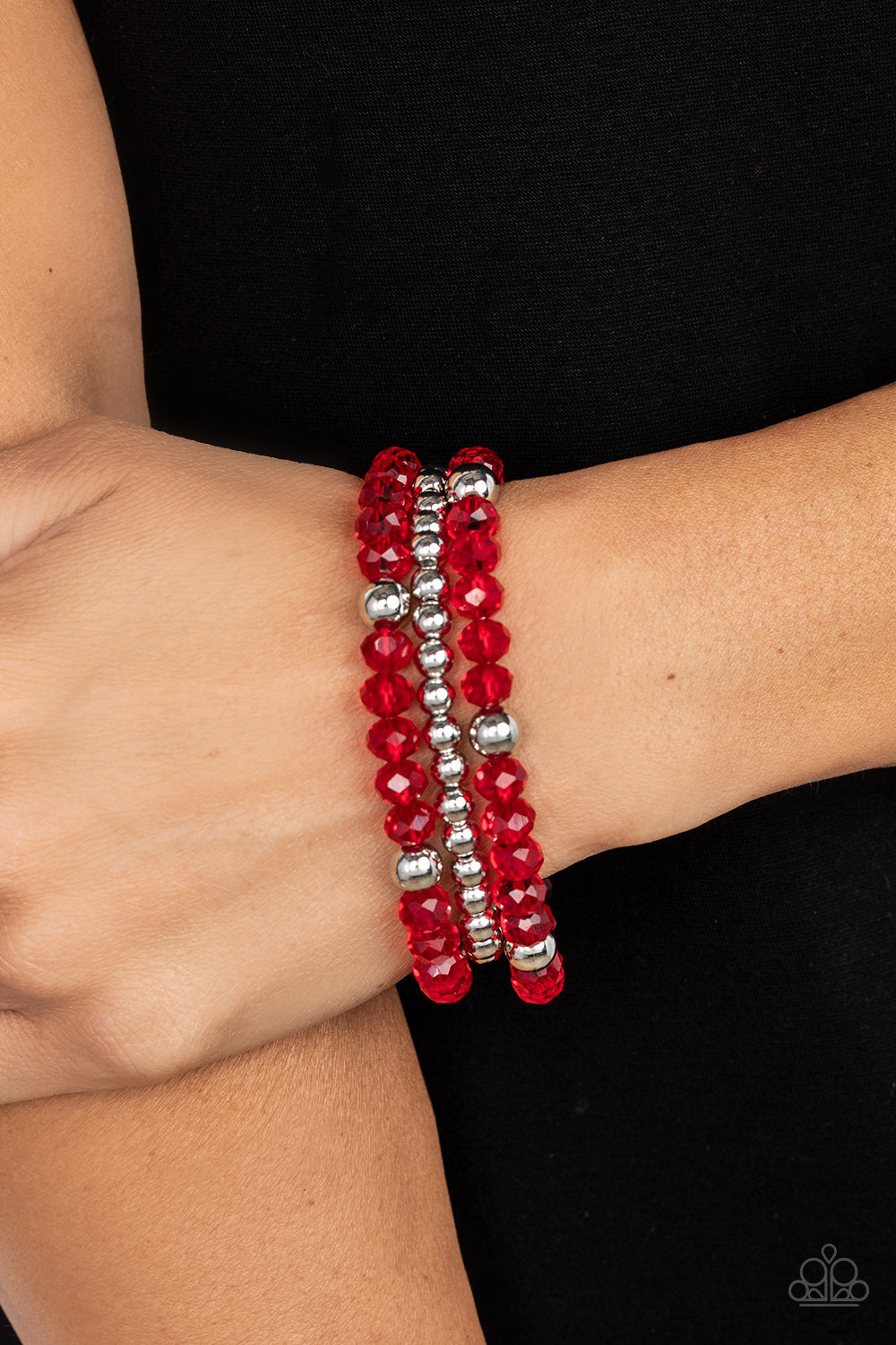 Paparazzi Prismatic Perceptions - Red Bracelet