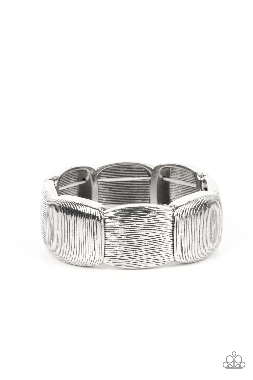 Paparazzi Prairie Block Party - Silver Bracelet