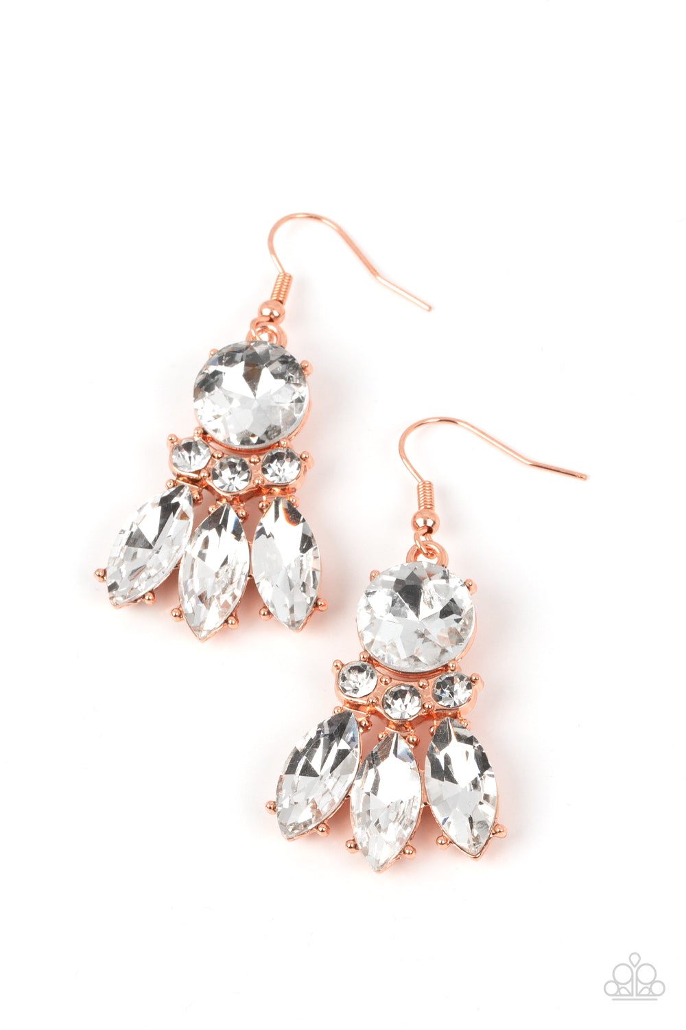 Paparazzi To have and to SPARKLE - Copper Earring