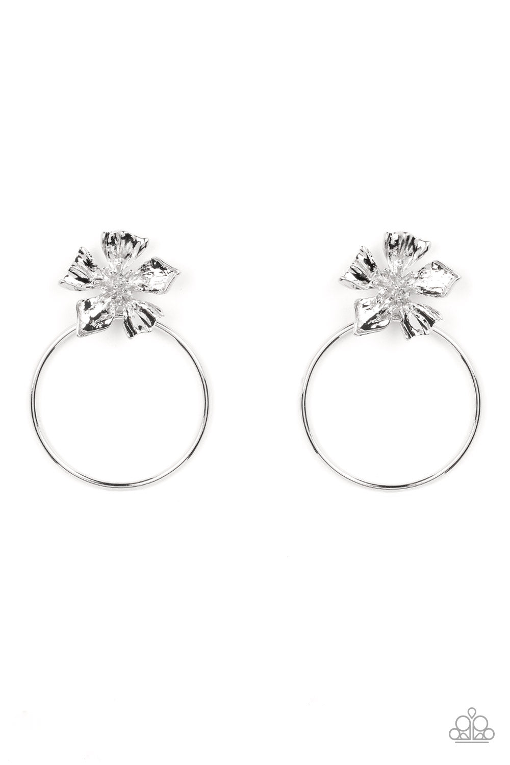 Paparazzi Buttercup Bliss - Silver Earring