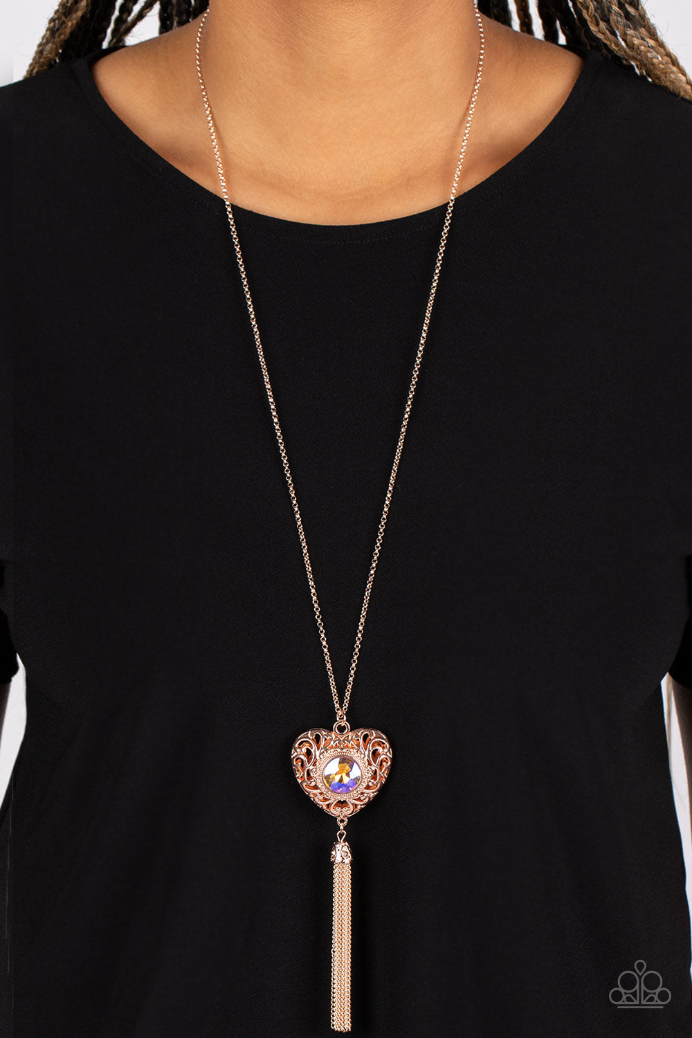 Paparazzi Prismatic Passion - Gold Necklace