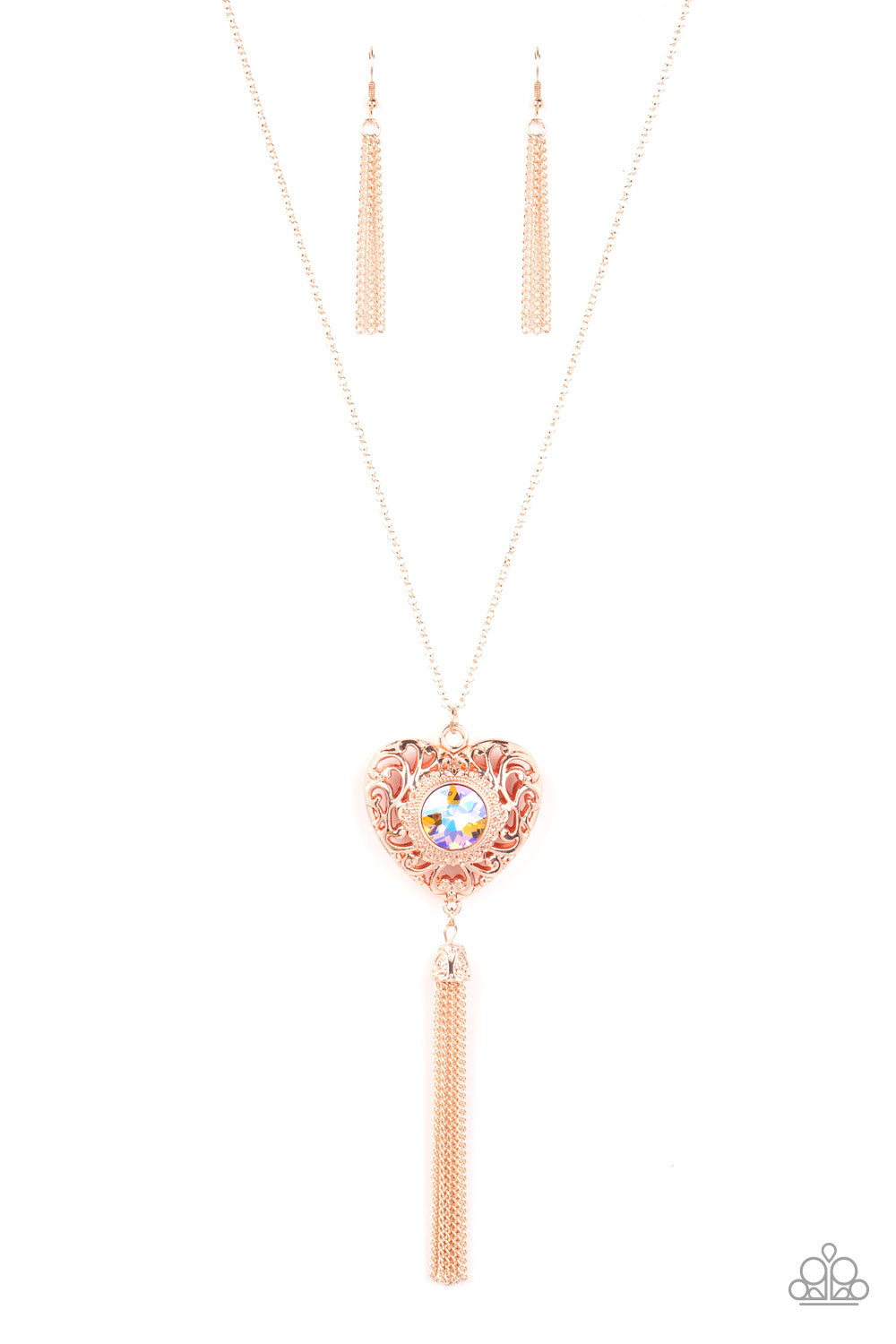 Paparazzi Prismatic Passion - Gold Necklace