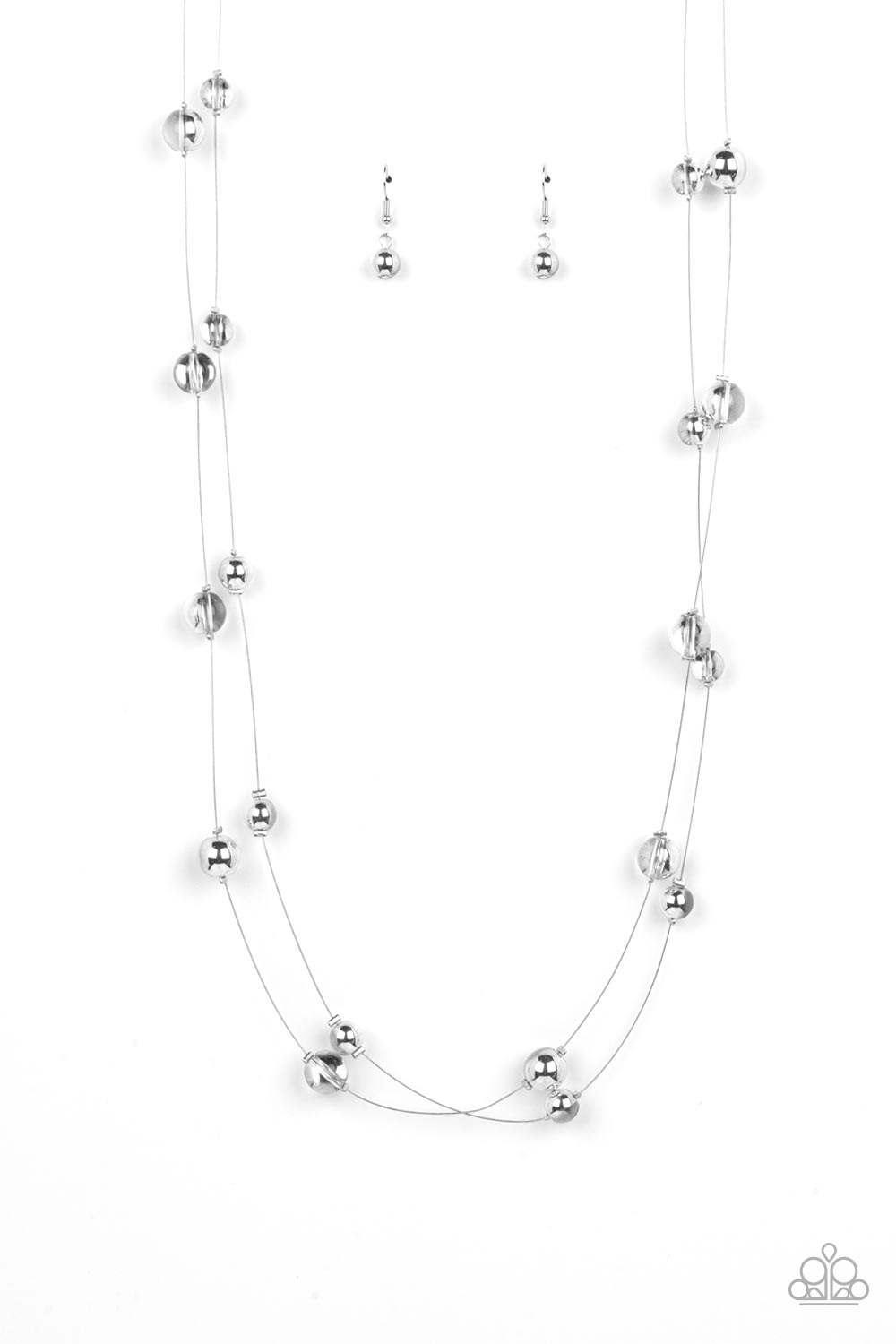 Paparazzi Interstellar Illusions - Silver Necklace