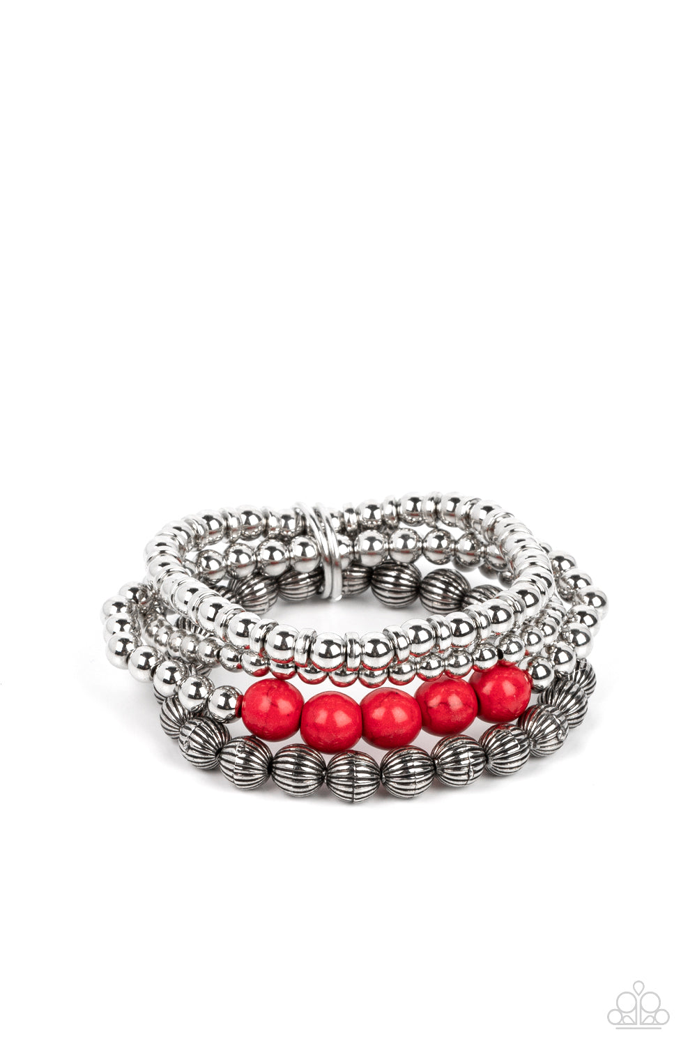 Paparazzi Wildland Wanderer - Red Bracelet