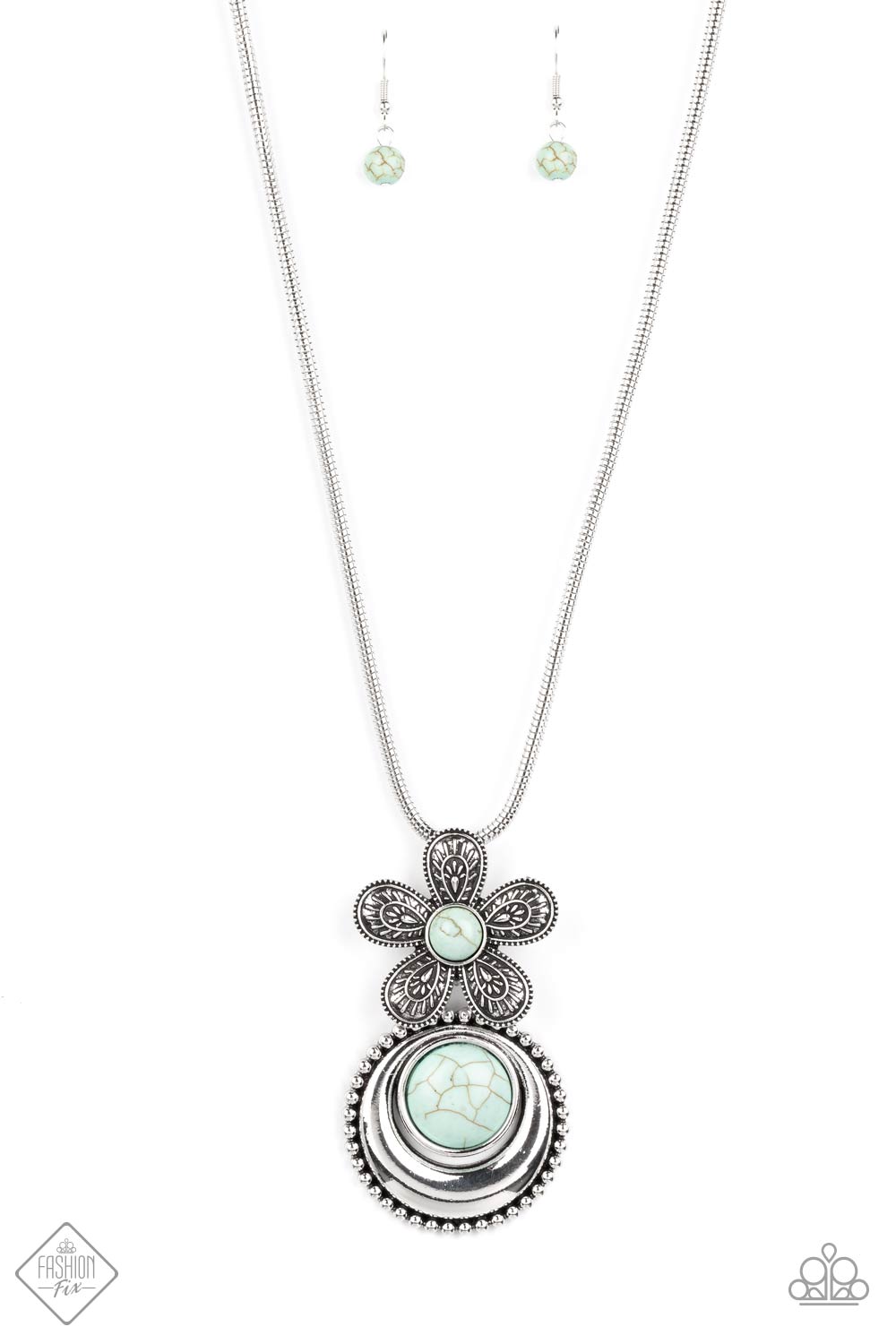 Paparazzi Bohemian Blossom - Blue Necklace