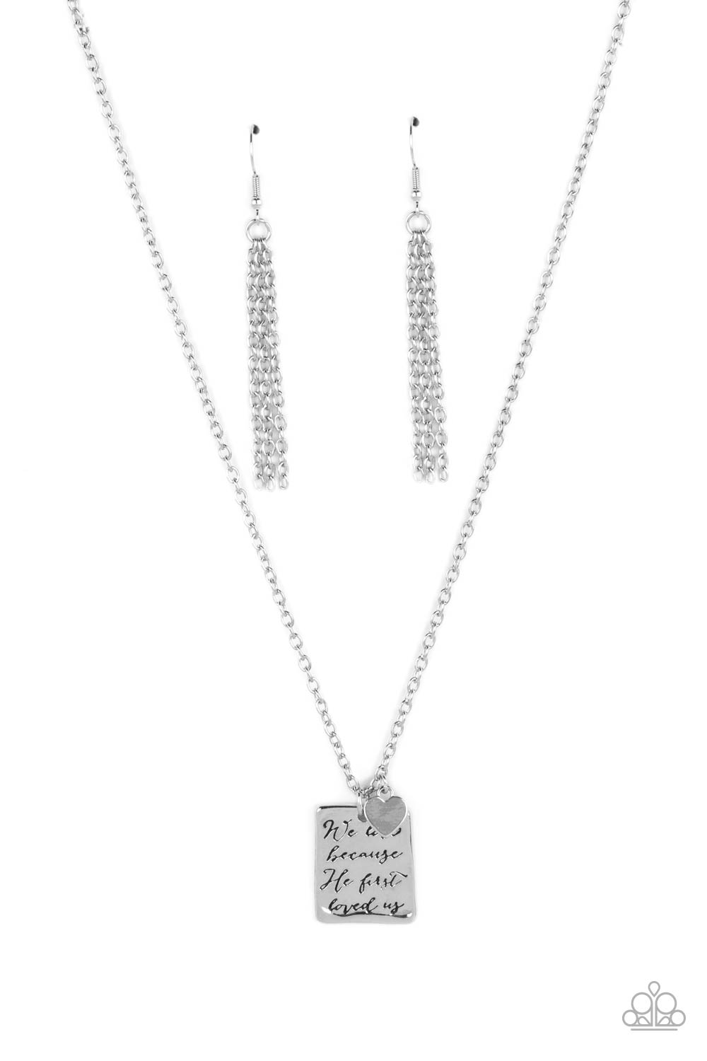 Paparazzi Divine Devotion - Silver Necklace