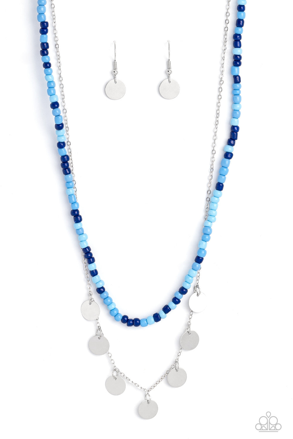 Paparazzi Comet Candy - Blue Necklace